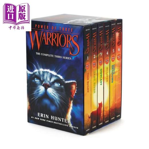 【中商原版】猫武士三部曲三力量6册 赠音频 620~770L Warriors Power of Three 英文原版 传奇的猫族成长励志 儿童文学桥梁章节书小说 商品图1
