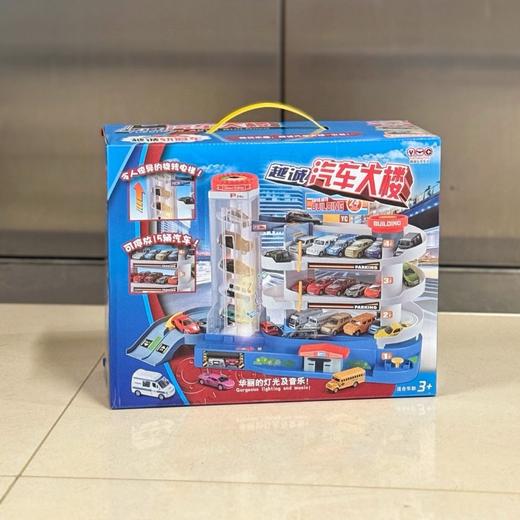 越诚汽车大楼轨道车儿童立体停车场玩具智力动脑抖音同款停车库 商品图4