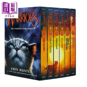 【中商原版】猫武士三部曲三力量6册 赠音频 620~770L Warriors Power of Three 英文原版 传奇的猫族成长励志 儿童文学桥梁章节书小说