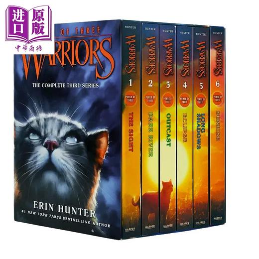 【中商原版】猫武士三部曲三力量6册 赠音频 620~770L Warriors Power of Three 英文原版 传奇的猫族成长励志 儿童文学桥梁章节书小说 商品图0