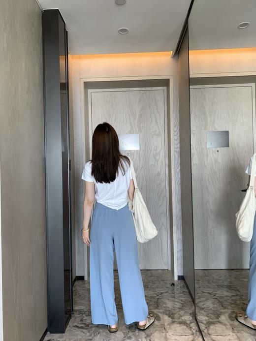 Lu🍋 Front-Pleat 系列 前侧压褶阔腿裤 商品图4