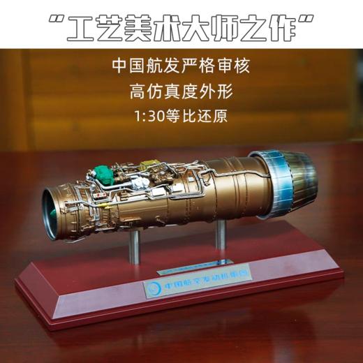 FXQ 特尔博-长春航展、九三阅兵纪念品 1:20 1:30太行发动机涡扇10系列模型丨合金仿真军事模型丨收藏精品丨送礼佳品丨家居摆件 商品图3