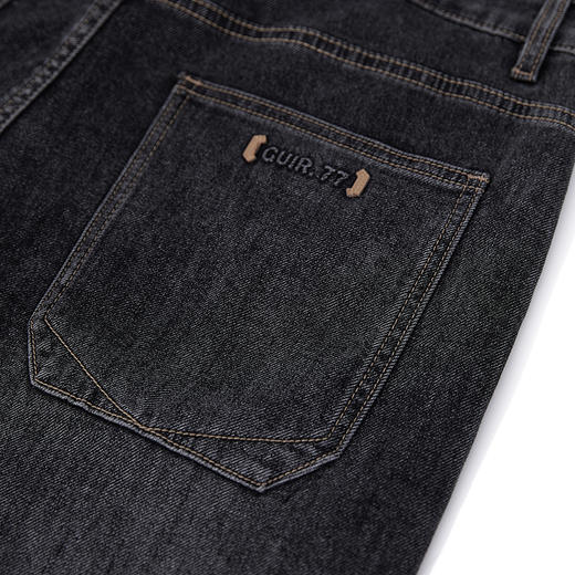 【新品上新】HX 夏季水洗牛仔五分裤合体S207522071101 商品图7