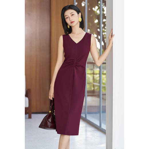【通勤背心裙】2026春季时尚知性气质修身显瘦连衣裙5274 商品图2