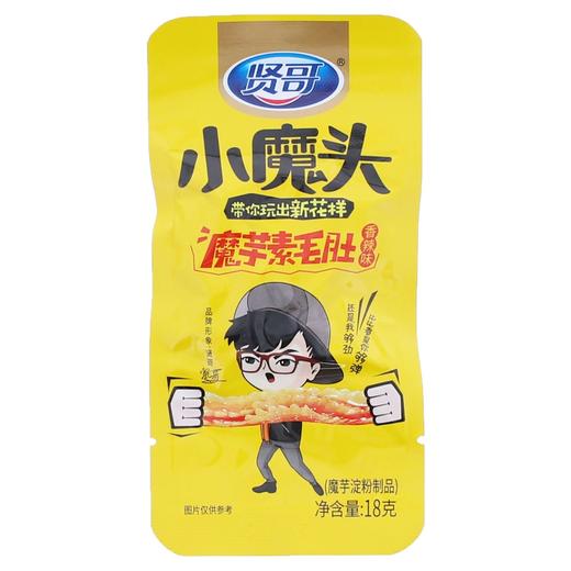 贤哥小魔头 魔芋素毛肚（香辣味）18g 商品图0