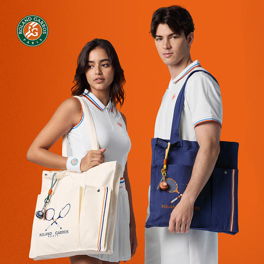 罗兰加洛斯法网运动网球包网球拍收纳包大容量背包帆布袋托特包 商品图3
