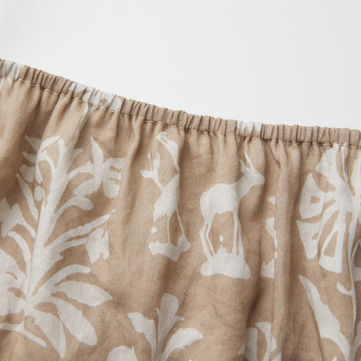 ROMI STUDIO“自在轻夏” 苎麻棉混纺复古印花吊带连衣裙RWCRLJ2665 商品图2