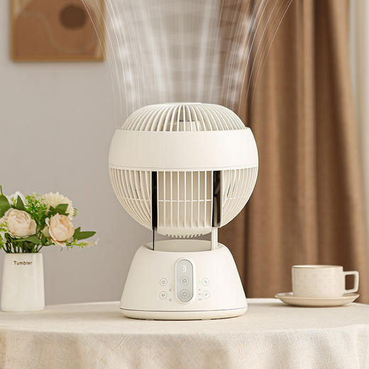 MUSUTAKU摩舒卡空气循环扇360家用台式静音风扇办公室桌面电风扇 商品图3
