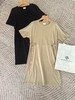 Martine Wester 女款 液态双面柔棉短袖连衣裙 11423132 商品缩略图1