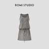 ROMI STUDIO“慵懒随性”复古条纹抽绳收腰无袖连衣裙 RWCRL84352 商品缩略图0