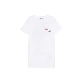 GCDS 女士徽标印花棉质圆领短袖T恤 白色 B1MW1003JH9 10