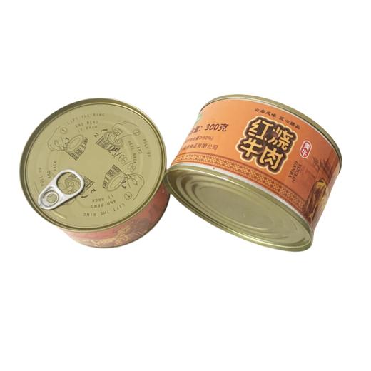 云南清真绿星斋出品 寻牛客红烧牛肉罐头 300g/罐 商品图1