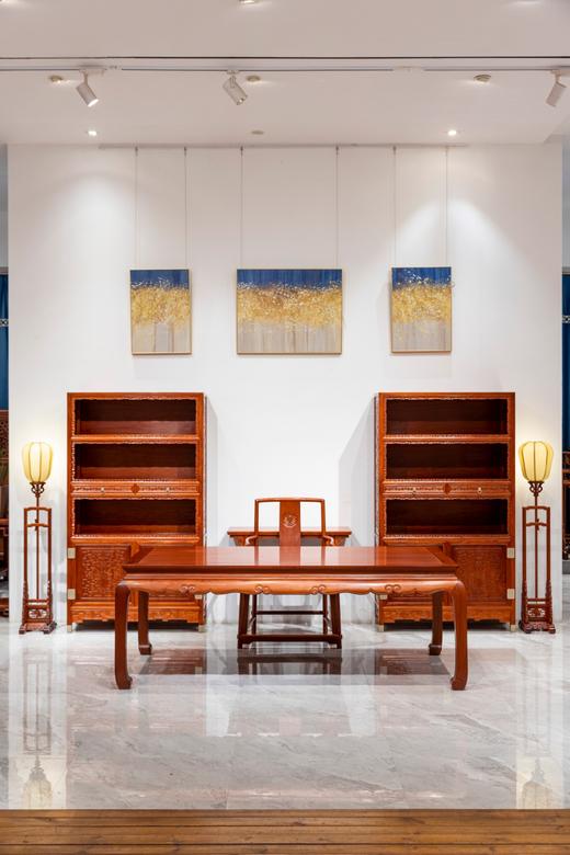 红桥红  家具严选  缅甸花梨(大果紫檀）  【书房搭配】 商品图0