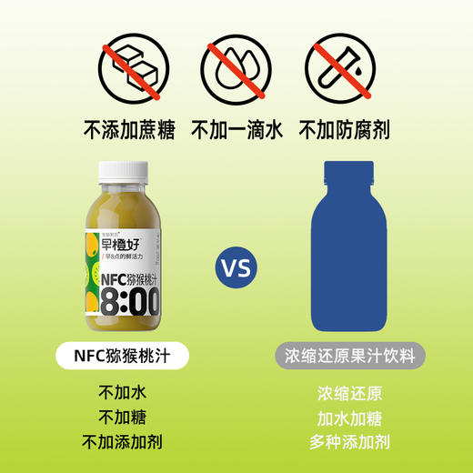 [屁侠推荐]零度果坊 早橙好果汁猕猴桃汁/白桃芭乐汁/橙汁/葡萄汁/菠萝苹果汁 280ml*8瓶装混合饮料品 商品图4