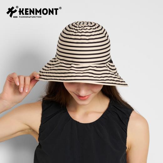 卡蒙户外大帽檐防晒帽新款海边防紫外线女遮阳渔夫帽大头围可折叠KM-6239 商品图1