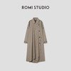 ROMI STUDIO 100%匹马棉轻薄不规则裁剪设计感风衣 RW25SWG0077 商品缩略图0