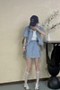 WHO KNOWS 率性工装风短款衬衫半裙套装 20619 商品缩略图1