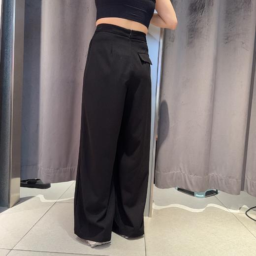 NC腰头亮扣束带设计阔腿裤50420（黑）夏季152540140321 商品图1
