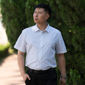 男士全棉泡泡纱短袖衬衫