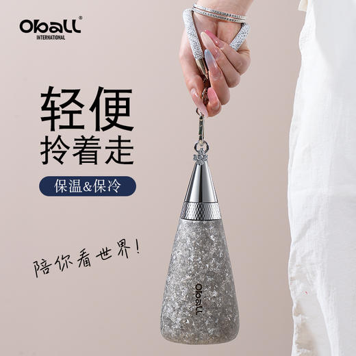 Oball 女神钛杯 保温杯女生高颜值吸管水杯2025新款生日礼物钛杯子 商品图3