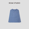 ROMI STUDIO“松弛随性”舒适全棉圆领卷边宽松长袖T恤 RWCRS64047 商品缩略图0
