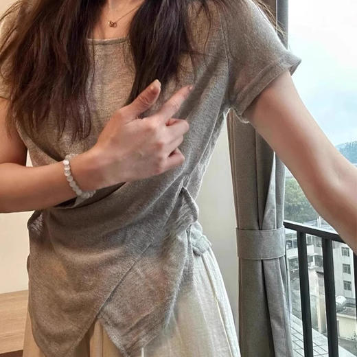 裁缝学苑AS515高级设计感T恤纸样交叉下摆纽扣收腰插肩袖服装打版裁剪 商品图3