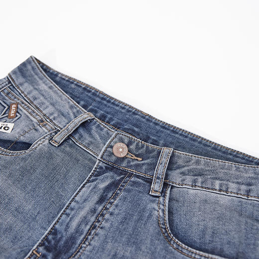 【新品上新】HX 夏季水洗牛仔九分裤合体S210520053101 商品图7