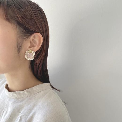 tamas 2色繁花耳钉/耳夹 商品图3