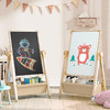 【快乐小画家，绘制梦想~】儿童画板磁性可消除 儿童画板套装 画板可擦写 超大儿童画板磁性画架-QQ 商品缩略图0
