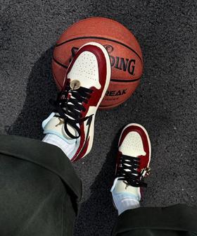 限定AJ1鞋工厂直清夏日多巴胺纯皮运动鞋