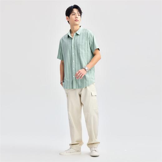 佐丹奴男装SS25【商场新款】休闲短袖衬衫01045242 商品图3
