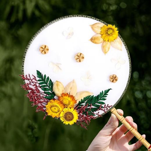 永生花团扇 商品图0