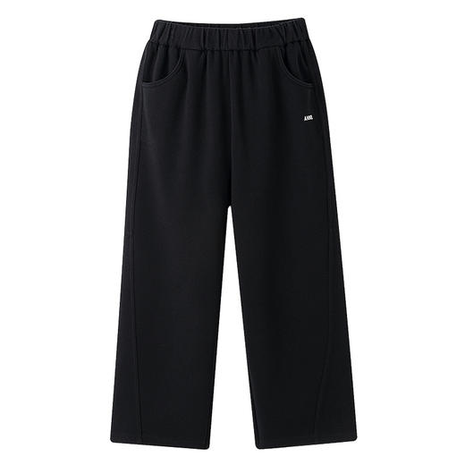 【百搭直筒裤】男女童全腰针织单裤秋季新款安奈儿童装EM536625 商品图6