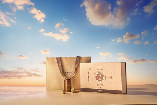 澜沧古茶2025年景迈001丹珠云南名山古树普洱茶生茶礼盒装84g（7g*12） 商品图0