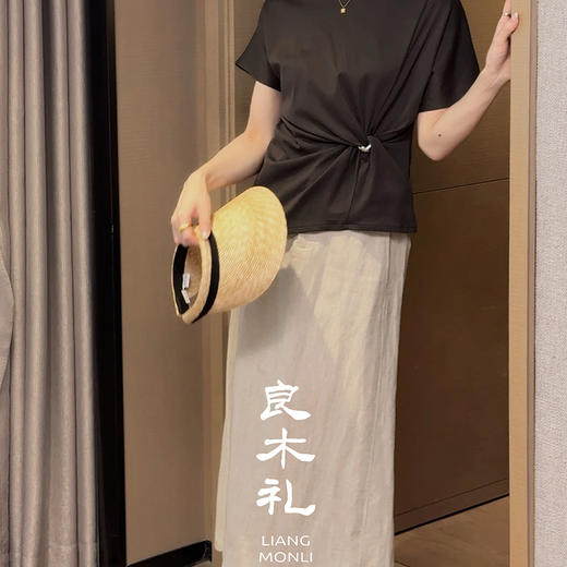 【预售7天】亚麻半裙（3335） 商品图5