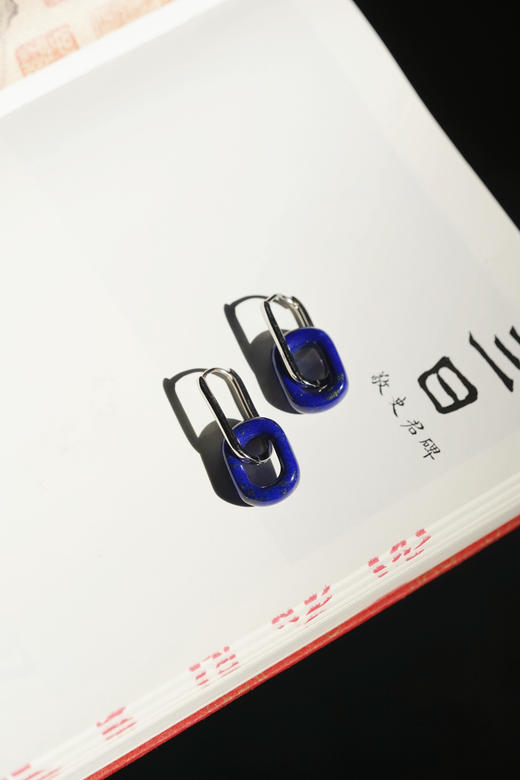 夏日的情绪价值｜青金耳坠 商品图3