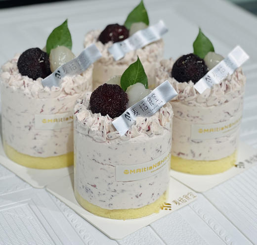 杨梅小蛋糕（杨梅奶油➕鲜荔枝） 商品图0