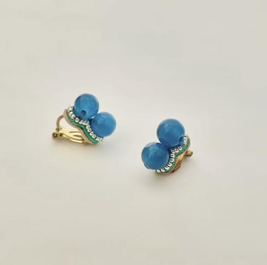 tamas 2色原珠耳钉/耳夹 商品图3