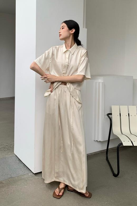 Le Malene 气质通勤衬衫半裙套装 20618 商品图0