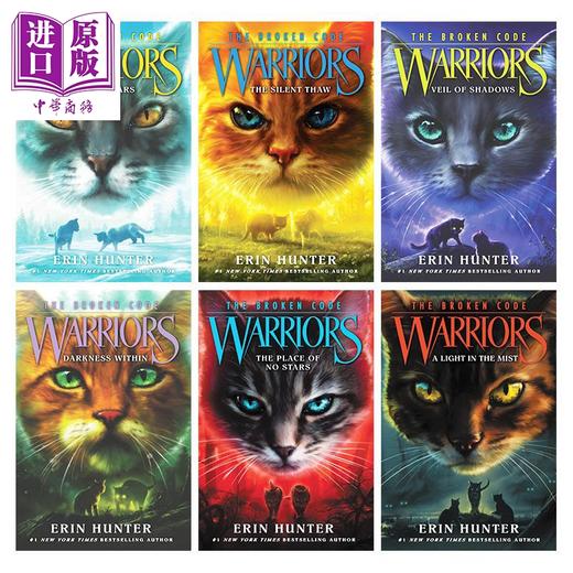 【中商原版】猫武士七部曲破灭守则6册 赠音频 560~850L Warriors The Broken Code英文原版 传奇的猫族成长励志 儿童文学桥梁章节书小说 商品图1