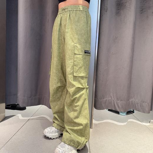 NC定制炒色面料工装阔腿裤50512（绿）夏季152170060321 商品图2