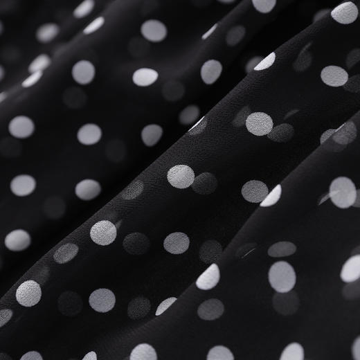 「高货wl」全新升级【铂金会员238/天猫319/差价81】(10956)洛诗琳优雅法式波点印花宽松无袖雪纺上衣吊带两件套女 商品图3