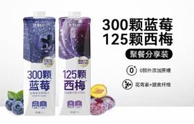 【源制所】蓝莓西梅复合果蔬汁·2瓶·浓郁清甜·口感醇厚顺滑·酸甜解腻