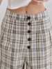 Evistub/E-5XCK718/全棉色织复古格纹长裤女 商品缩略图1
