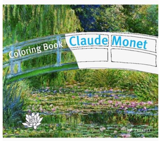 嘉德文库丨Colouring Book Monet，莫奈：绘画本 商品图0
