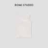ROMI STUDIO 100%超细支水溶羊毛轻薄舒适U领针织背心 RWCRST3219 商品缩略图1