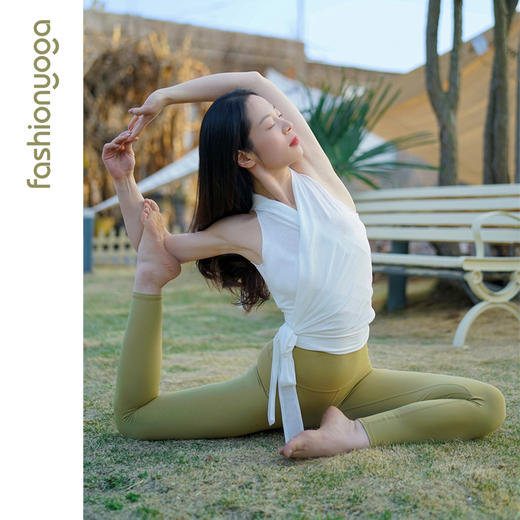 F12216凡圣瑜伽简约优雅女神外搭（不含胸垫） 商品图9
