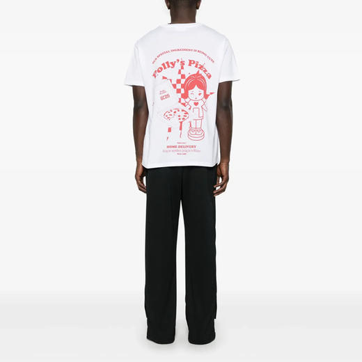 GCDS 男女同款徽标印花棉质圆领短袖T恤 白色 B1MM2305JH9 10 商品图3