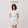 LIYIHAN清月鹤 2025夏季运动休闲白色短裙收腰透气半裙时尚百搭风 商品缩略图0