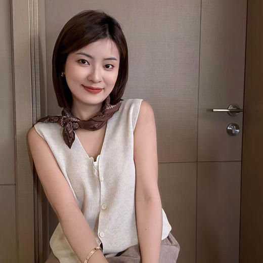 【预售7天】良木礼亚麻针织背心（320308） 商品图3